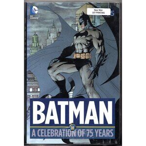 Batman: A Celebration Of 75 Years Hardcover 1st Printing Near Mint Sealed